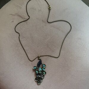 Elegant Blue and Gold Necklace